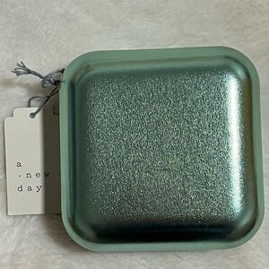 A New Day Green Square Zip Case
